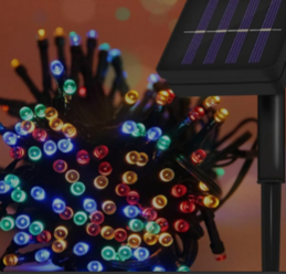 12mt 100 Solar Led RGB ışık
