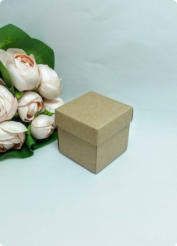 6X6X6 Cm Küp Karton Kutu (Demonte)