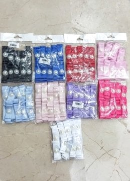 20 Li 2 Cm Hazır Süslü İncili Grogren Fiyonk