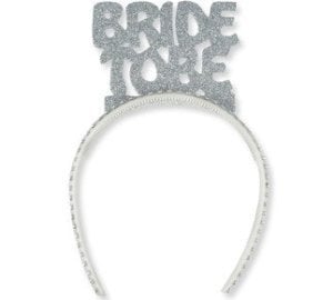 BRIDE TO BE GÜMÜŞ TAÇ EVADAN SİMLİ TAŞLI