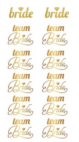DÖVME TEAM BRIDE KALPLİ VARAKLI ALTIN PK:12