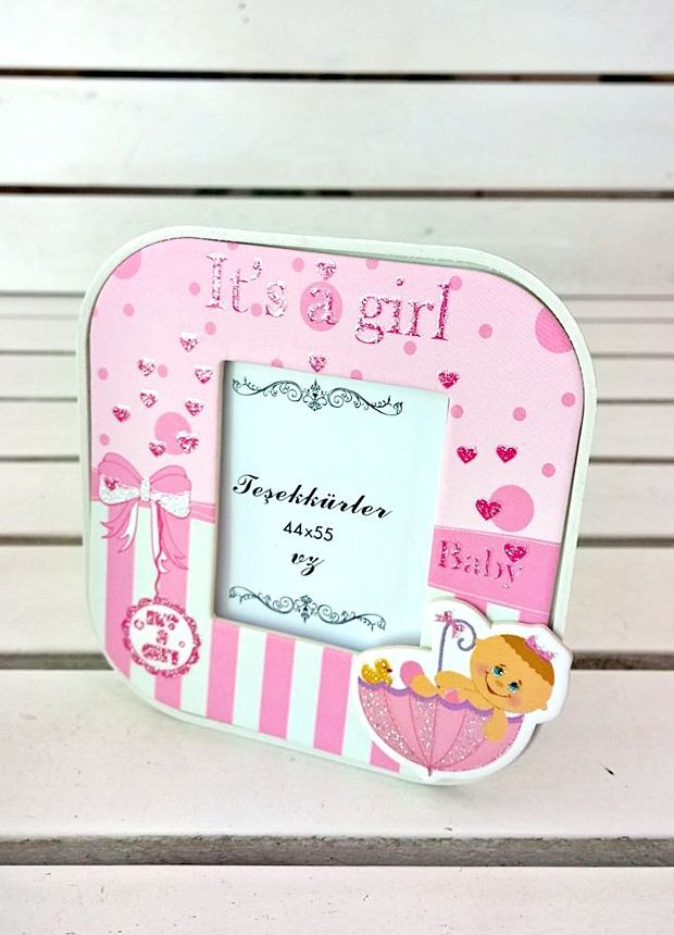 İts a Girl / Boy Yazılı Resim Çerçeve ( dayama ayaklı )