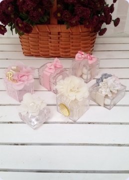 12 li Mika Pleksi Küp Kutu 5x5x5 cm