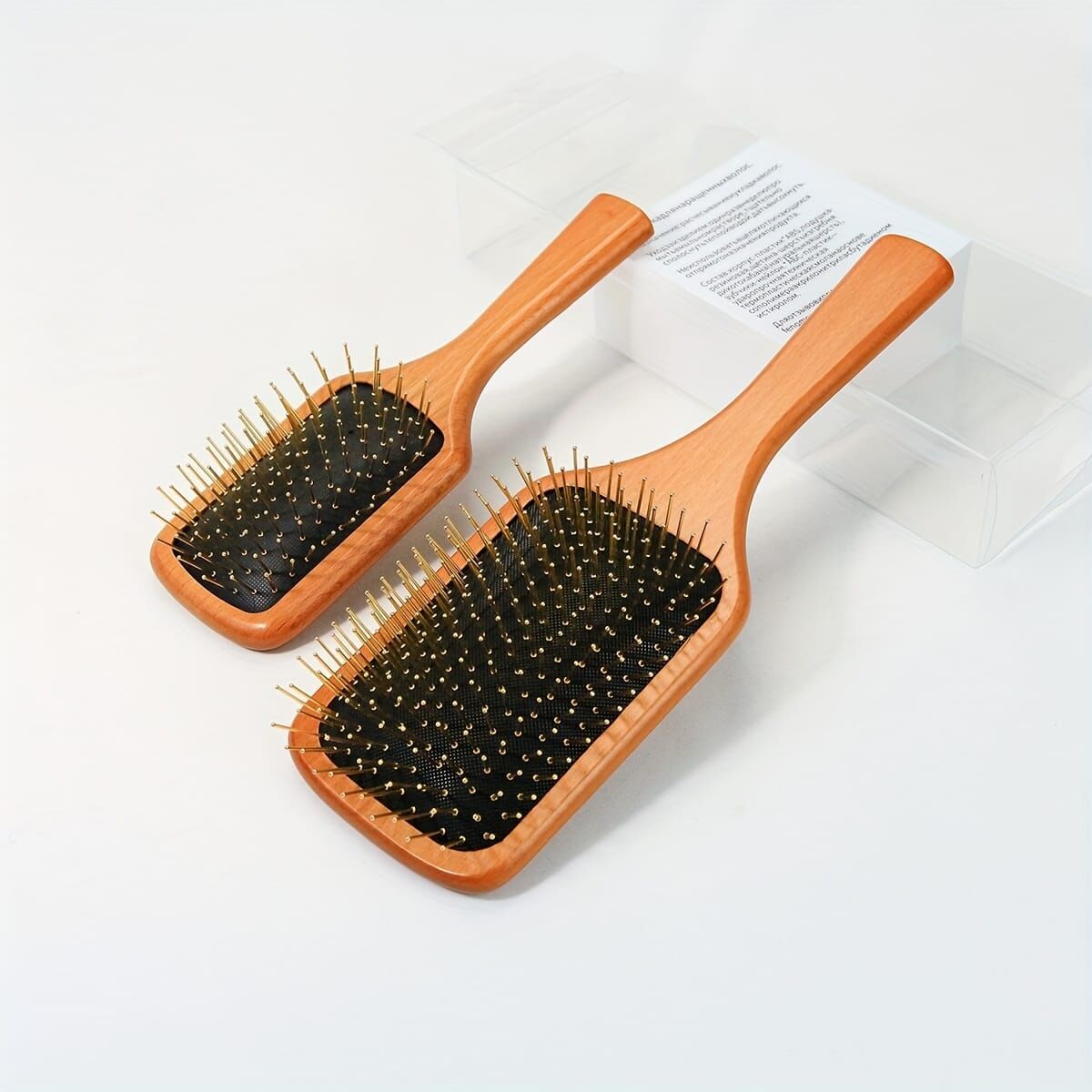 12 Li Çelik İğne Uçlu Bambu Tarak 21cm