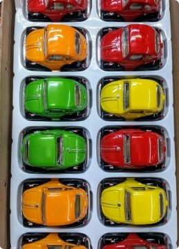 12 li  WosWos Beetle Araba Şeker Objesi