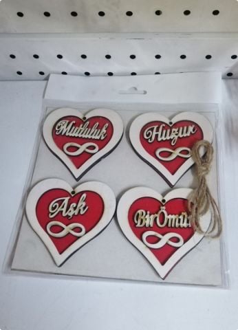 4 lü Sevgililer Günü Dilek Süsü