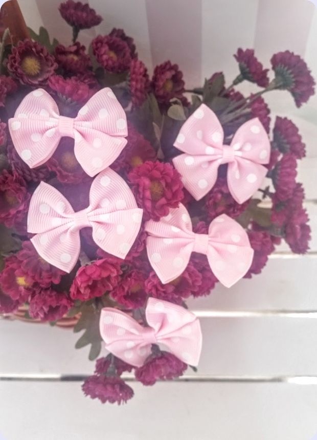 Puantiyeli Fiyonk Pembe