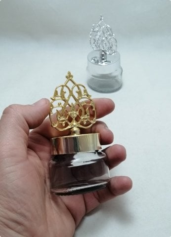 20 li Güneş Tepelikli Oval Cam Kavanoz 29 Cc