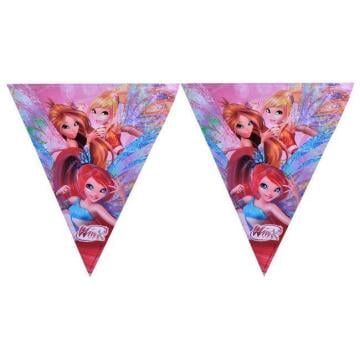 Winx Powerment Klasik Üçgen Bayrak / Flama