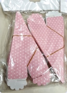 Puantiyeli Karton Bebek Külah