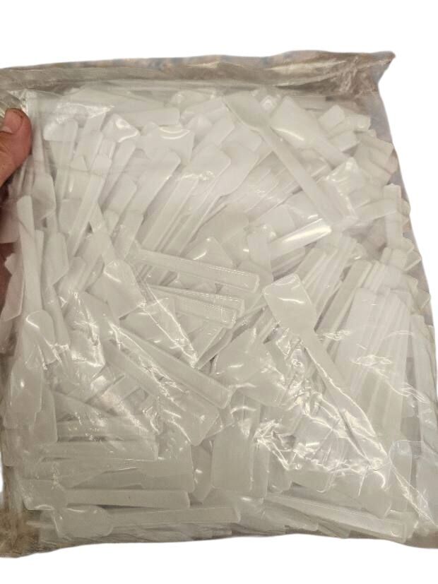 500 Lü Plastik Dondurma Kaşığı Beyaz