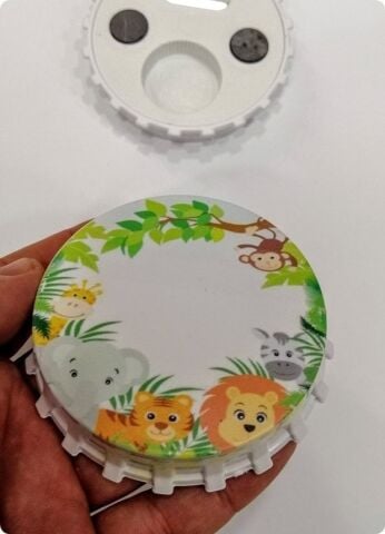 8.5 Cm Büyük Yuvarlak Mıknatıslı Açacak