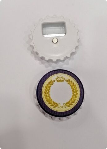 7,7 Cm Büyük Yuvarlak Mıknatıslı Açacak