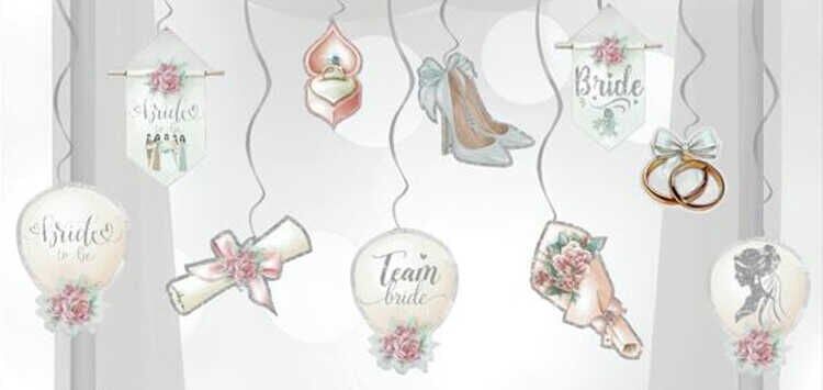 SÜS SARKIT BRIDE TO BE 10 LU SET GÜMÜŞ PK:10