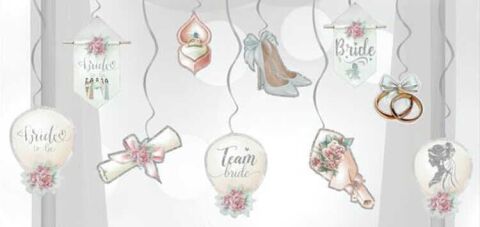 SÜS SARKIT BRIDE TO BE 10 LU SET GÜMÜŞ PK:10