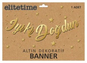 FLAMA İYİKİ DOĞDUN METALİZE ALTIN