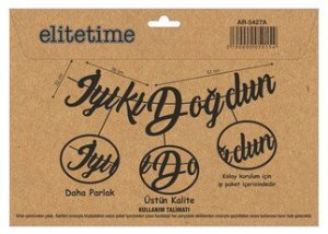 FLAMA İYİKİ DOĞDUN METALİZE ALTIN