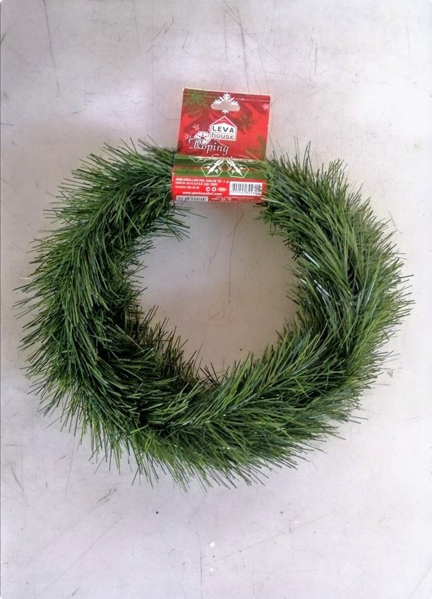 Yeşil Renk Yılbaşı Çam Garland Süsü