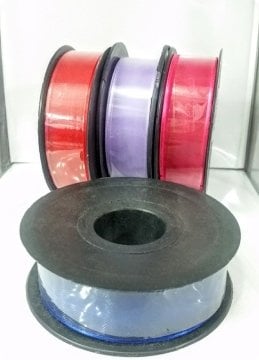 2,5 cm Şifon Organze Şerit Kurdela 25 Metre