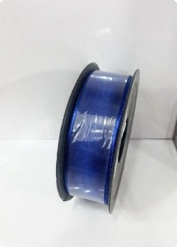 2,5 cm Şifon Organze Şerit Kurdela 25 Metre