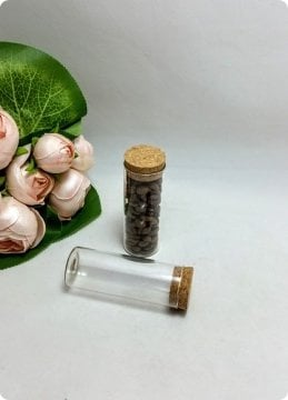1 Paket Mantar Tıpalı Tüp şişe Boyları