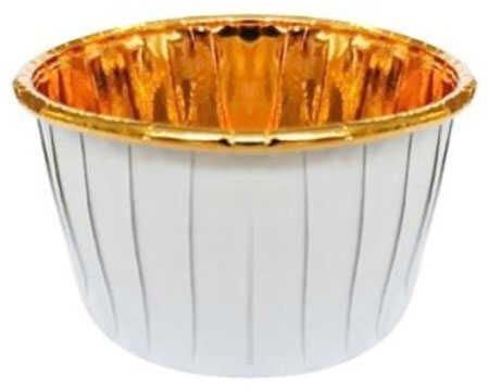 KAP KEK KAPSÜLÜ KARTON METALİZE BEYAZ PK:25 KL:60