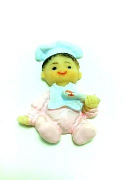 Şapkalı Biblo Bebek