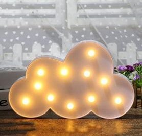 Led Işık Bulut Gece Lambası
