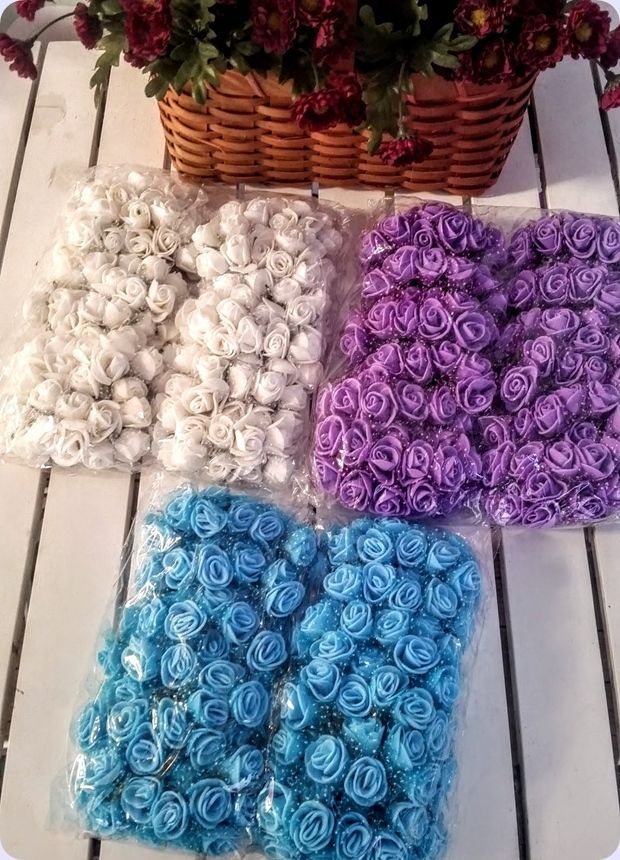 120/144 lü Lateks tüllü gül