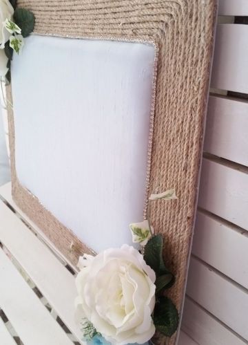 Güllü tablo kapı süsü Mavi - 6 Adet / Paket