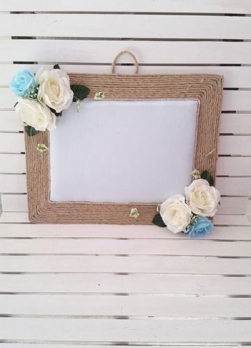 Güllü tablo kapı süsü Pembe - 6 Adet / Paket