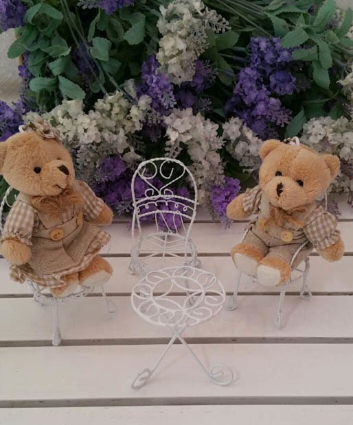 1 Paket 12 cm Pelüş Pitikare Kıyafetli Tüylü Çiftçi Peluş Ayıcık