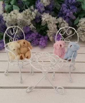 1 Paket 4 cm Pelüş Tüylü Ayıcık