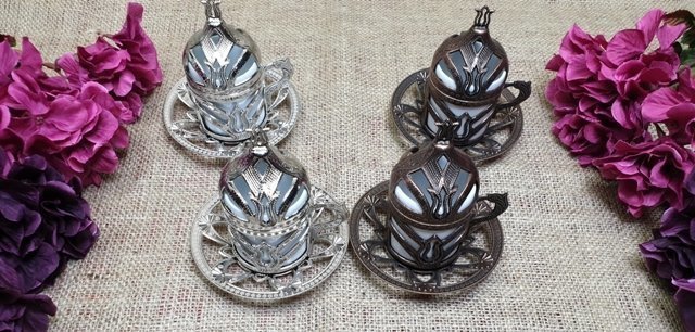 2 Li Metal Fincan takımı