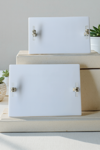 Mika Dikdörtgen Nişan tepsi seti