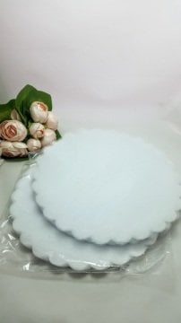 28 cm 100'lü KRİSTAL Tül (özel kesimli) / Düz