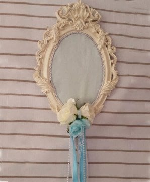 Süslü,Bebek İçin Polyester Çerçeve  Kapı Süsü Fon