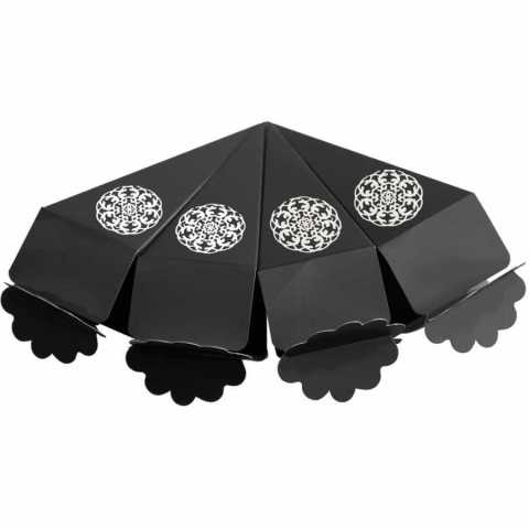 24 lü Karton Şeker,Lokum Külahı SİYAH