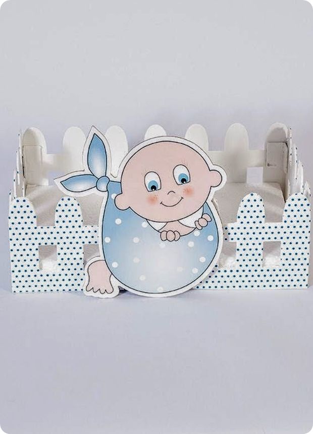 Bebek şekeri sunum çit Sepet Kundakta  Bebek