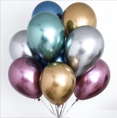 50 Adet Krom Balon