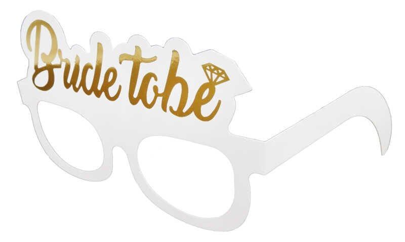 GÖZLÜK MASKE VARAKLI BRIDE TO BE ALTIN PK:8 KL:300