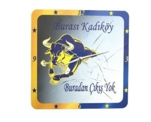 Kare Takımı Duvar Saati (31cm)