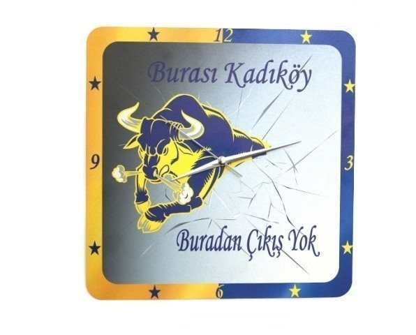 Kare Takımı Duvar Saati (31cm)