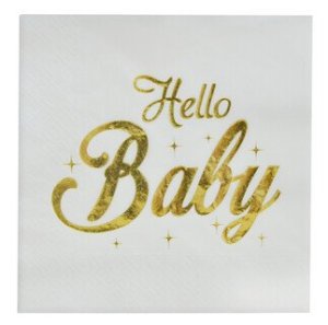 16 LI HELLO BABY PEÇETE VARAKLI 33X33 CM