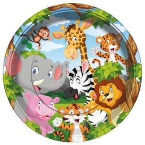 8 Lİ KAĞIT TABAK SAFARİ 23 cm