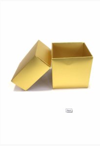 10x10x10 cm Komple Karton Hediyelik Kutular Siyah - 10 Adet / Paket