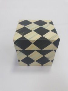 10x10x10 cm Damalı Komple Karton Kutu