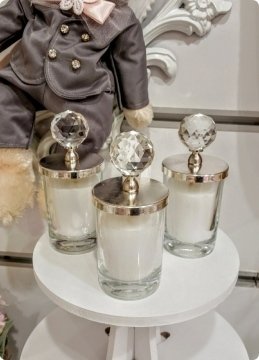 100 lu Kristal Tepelikli İçi Mumlu Şekerlik / Bardak Mum Altın - 100 Adet / Paket