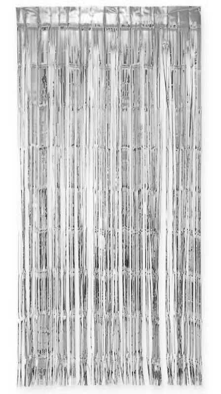 KAPI BANNER FON METALİZE İTHAL GÜMÜŞ 1X2 MT PK:1