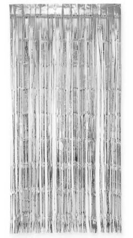 KAPI BANNER FON METALİZE İTHAL GÜMÜŞ 1X2 MT PK:1